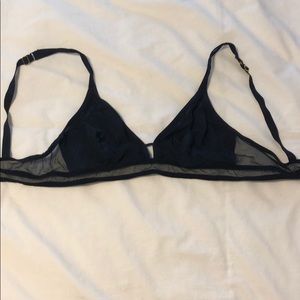 Lively Black Mesh Bra